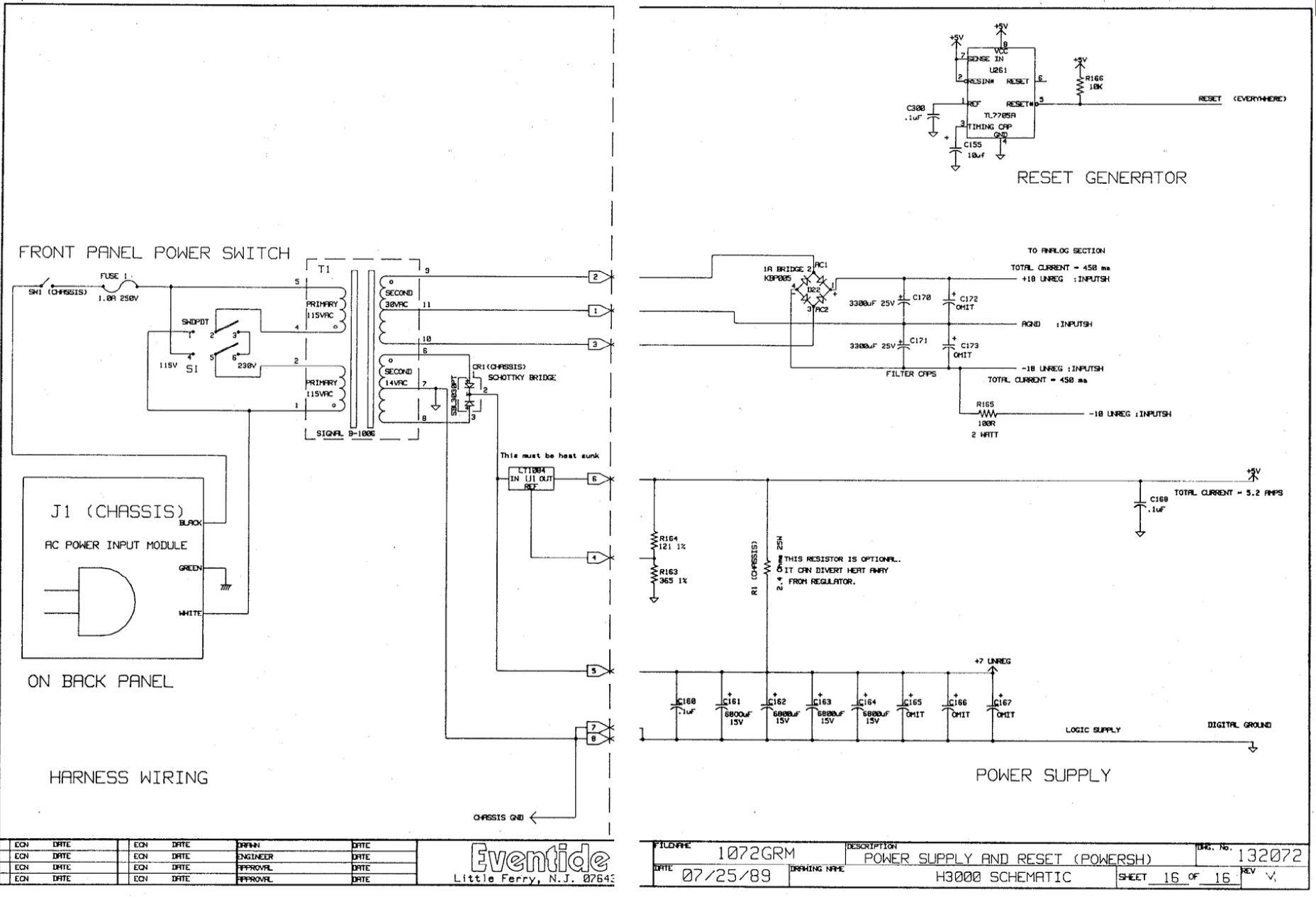 H3k Power Supply Schematic